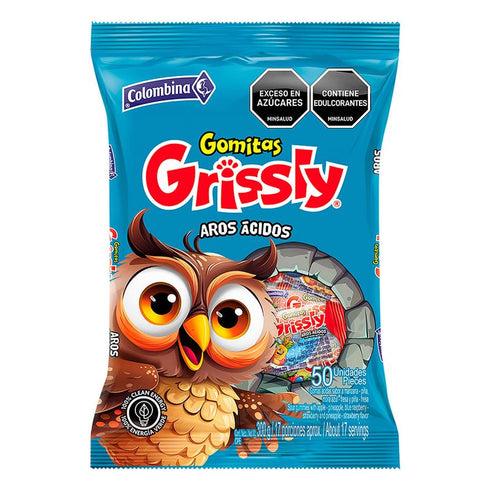 GOMA GRISSLY 300G AROS ACIDOS